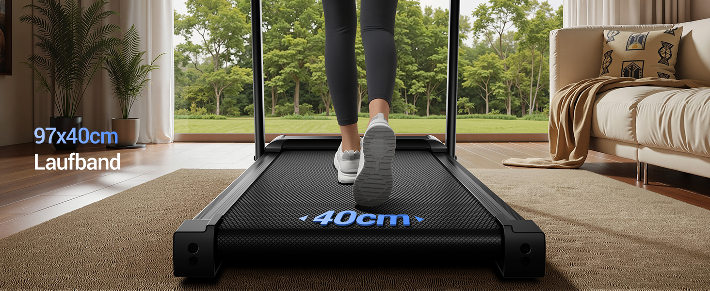 Біговий тренажер CURSOR для дому з нахилом 15%, швидкість до 12 км/год, максимальне навантаження 136 кг