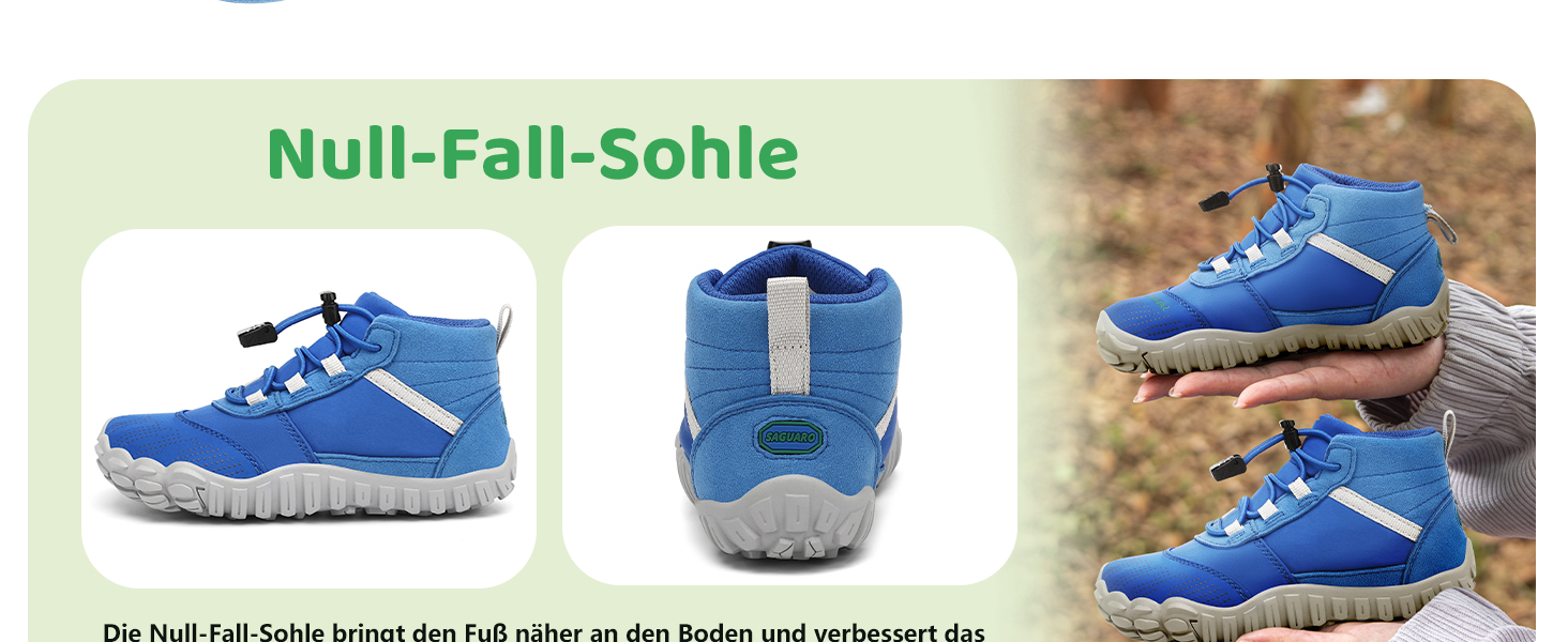 Дитячі шкарпетки-мокасини Saguaro для трекінгу та хайкінгу, легкі, дихаючі, антиковзні, розмір 24-36 EU, блакитні