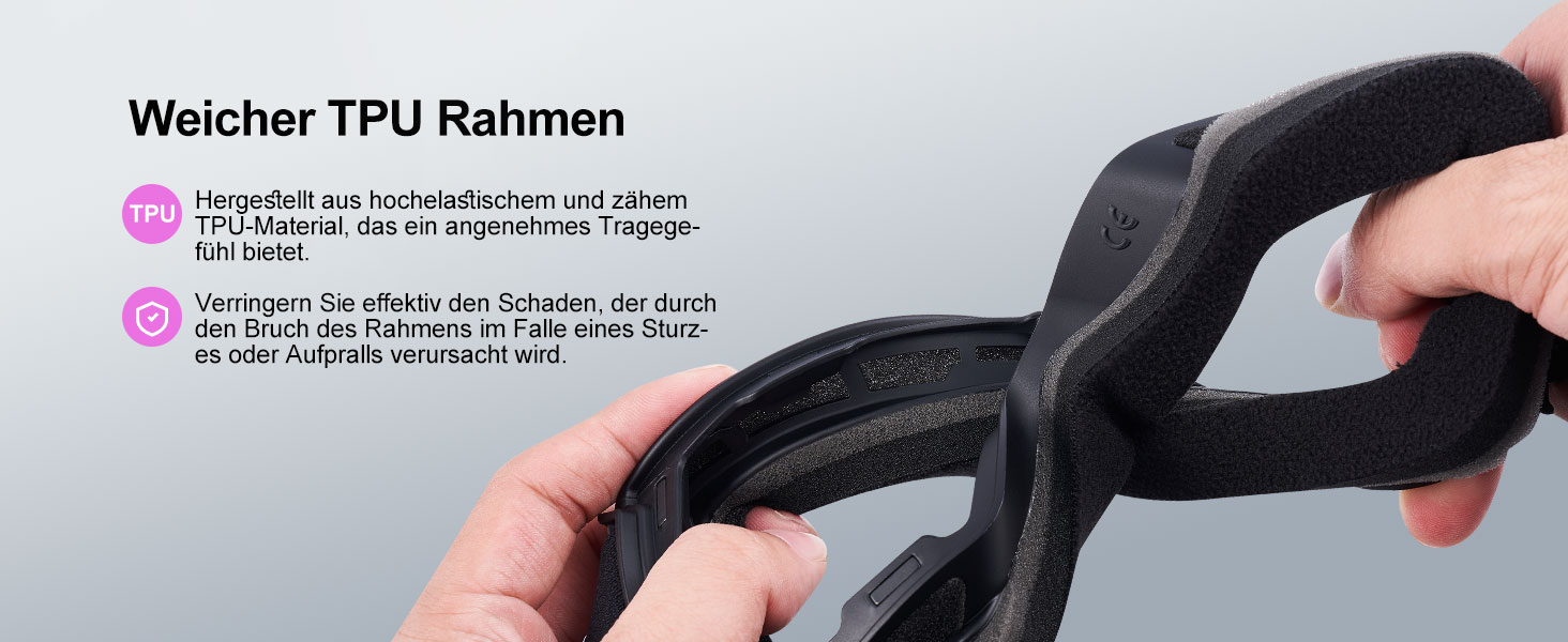 Одоланд Скі-маска для сноуборду та лиж для жінок та чоловіків з 2 змінними лінзами та чохлом, антитуманне покриття, захист від УФ-променів, сумісна з шоломом, для хлопчиків та дівчаток, чоловіків та жінок, темно-сріблястий (VLT 15%)