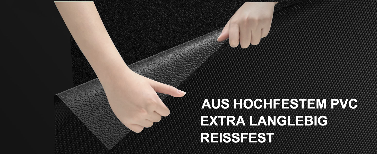 Килимок під бігову доріжку та тренажер 140x60 см, захисний підклад з щільного ПВХ для шумоізоляції та амортизації, складаний килим для фітнес-обладнання