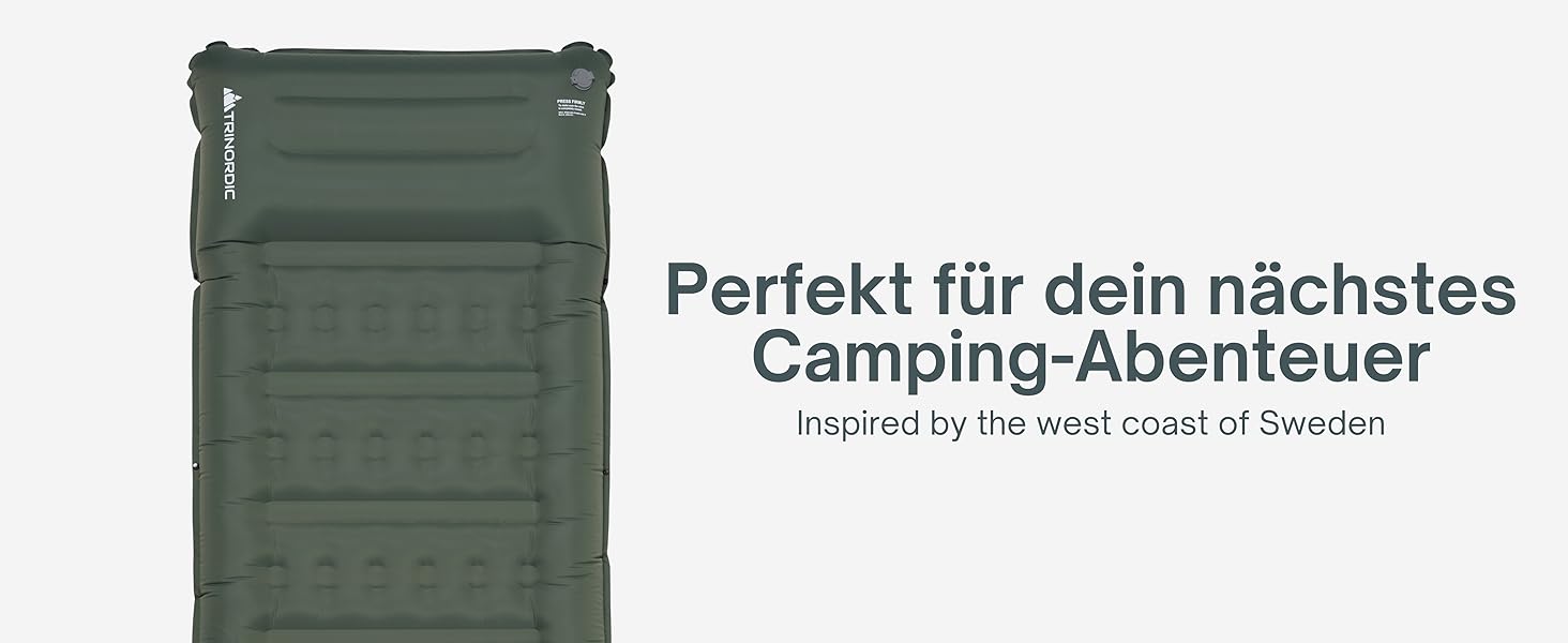 Надувна ізомат Extradicke 12 см - з насосом та подушкою. Ідеально для кемпінгу, піших прогулянок та байкпакінгу