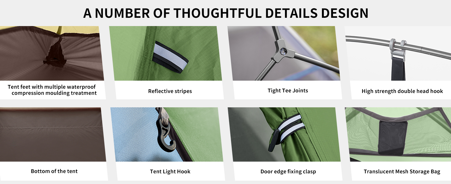 Намет Naturehike Cloud Up 1 - Ultralight, 1-місний, 4-сезонний, зелений (20D Upgrade)