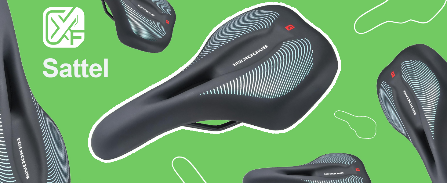 Велосипедний сидіння з Memory Foam, ергономічне для чоловіків та жінок, XL