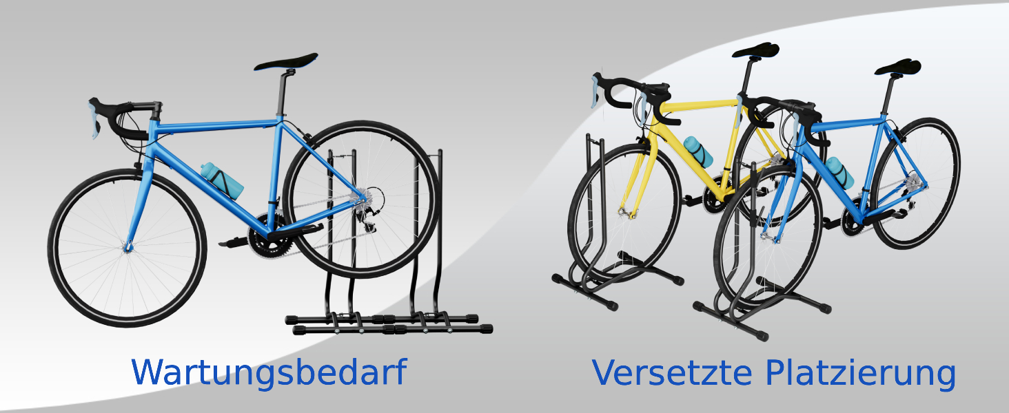 Підставка для велосипедів TLGREEN 2 шт. - стійка для паркування, ремонтна, для MTB, шосе, 20-27 дюймів, ширина шини до 70 мм