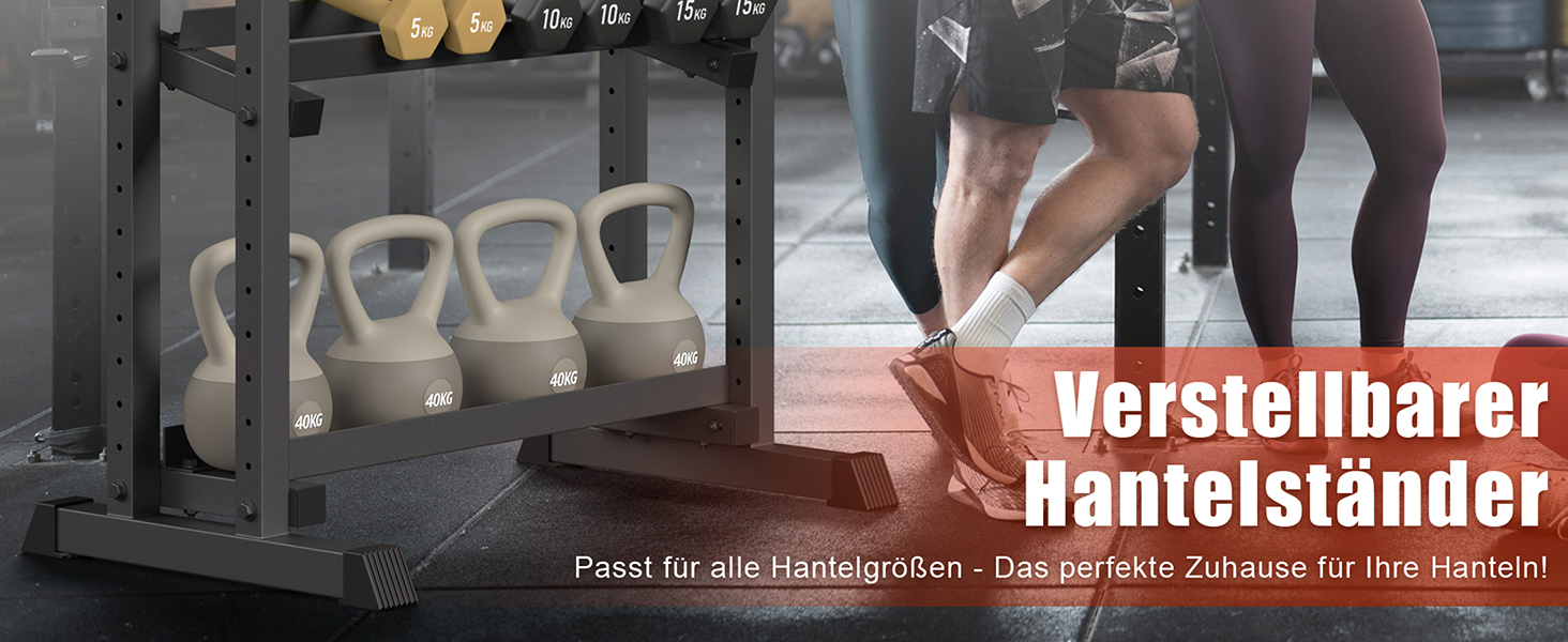 Стойка для гантелей з 3 рівнів, 500 кг, регульована, для дому, міцна, для штанги, гантелей та дисків (тільки стійка), чорна 3-ярусна DB-Rack