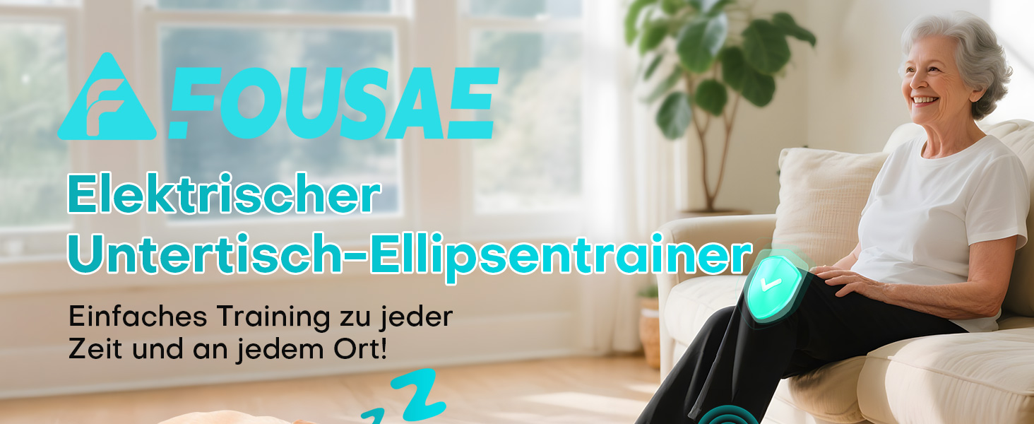 Еліптичний тренажер під стіл для дому, 2 в 1 електричний крос-тренажер з 15 швидкостями та 3 автоматичними режимами, педальний тренажер для літніх людей з пультом дистанційного керування, тихий та портативний тренажер для ніг, синій, 15 швидкостей + 3 автоматичні рівні