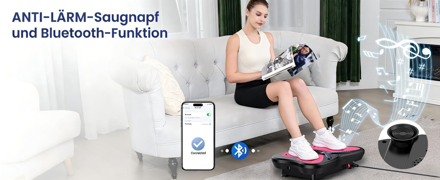 Віброплатформа для фітнесу Rüttelplatte: тренування вдома, лімфодренаж, до 180 кг, 200 швидкостей для жінок та чоловіків