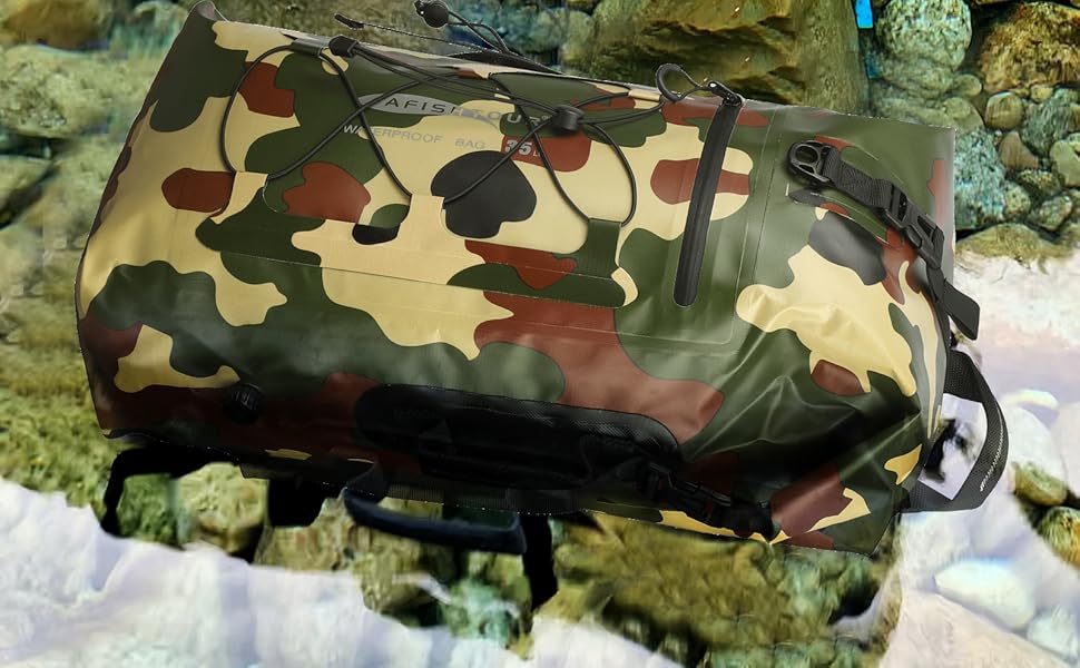 Водонепроникний рюкзак Dry Bag 35L для каякінгу та рафтингу (зелений)