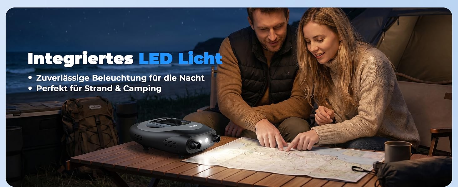 Насос електричний для SUP дощок Dr.meter 20 PSI з акумулятором 5200mAh, LED підсвіткою, для каяків, човнів, кайтсерфінгу