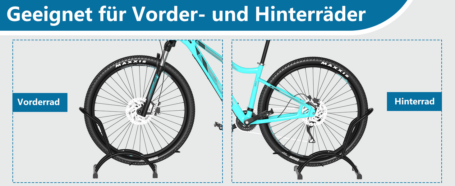 Підставка для велосипеда Urban Deco: міцна, вільна стоянка, для гірського та шосейного велосипеда, чорна