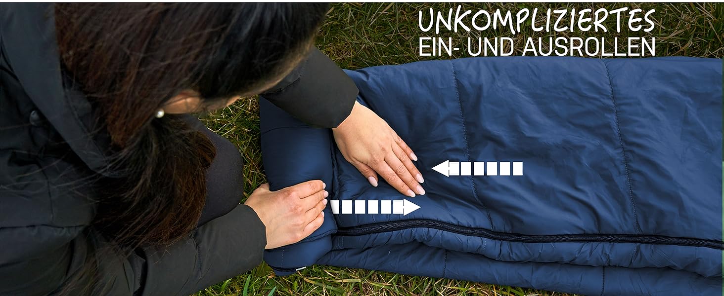 Спальний мішок 3 сезони та літній ультралегкий [750г/1500г] | Намету мішковидний спальний мішок | компактний | для кемпінгу, подорожей, гірських походів | літній спальний мішок блакитний 750г