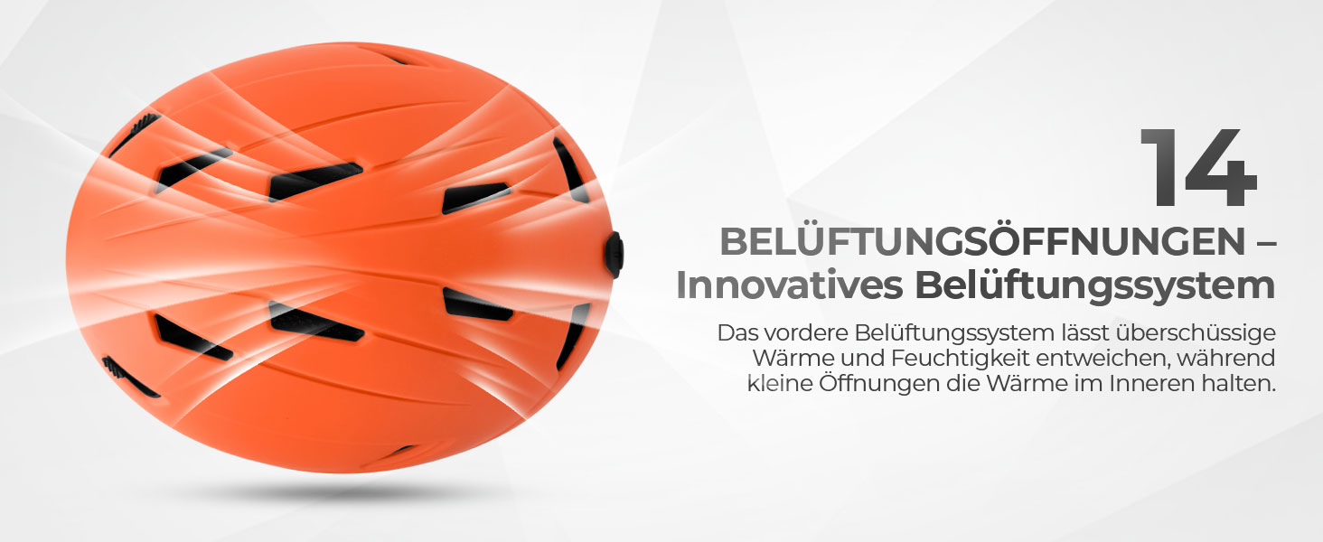 Шолом гірськолижний чоловічий, сірий, з вентиляцією, полікарбонат, захист від ударів, унісекс, розмір L