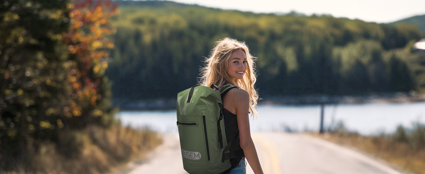 Водонепроникний рюкзак Origem Rolltop 55L: для каякінгу, риболовлі, дайвінгу та повсякденного використання