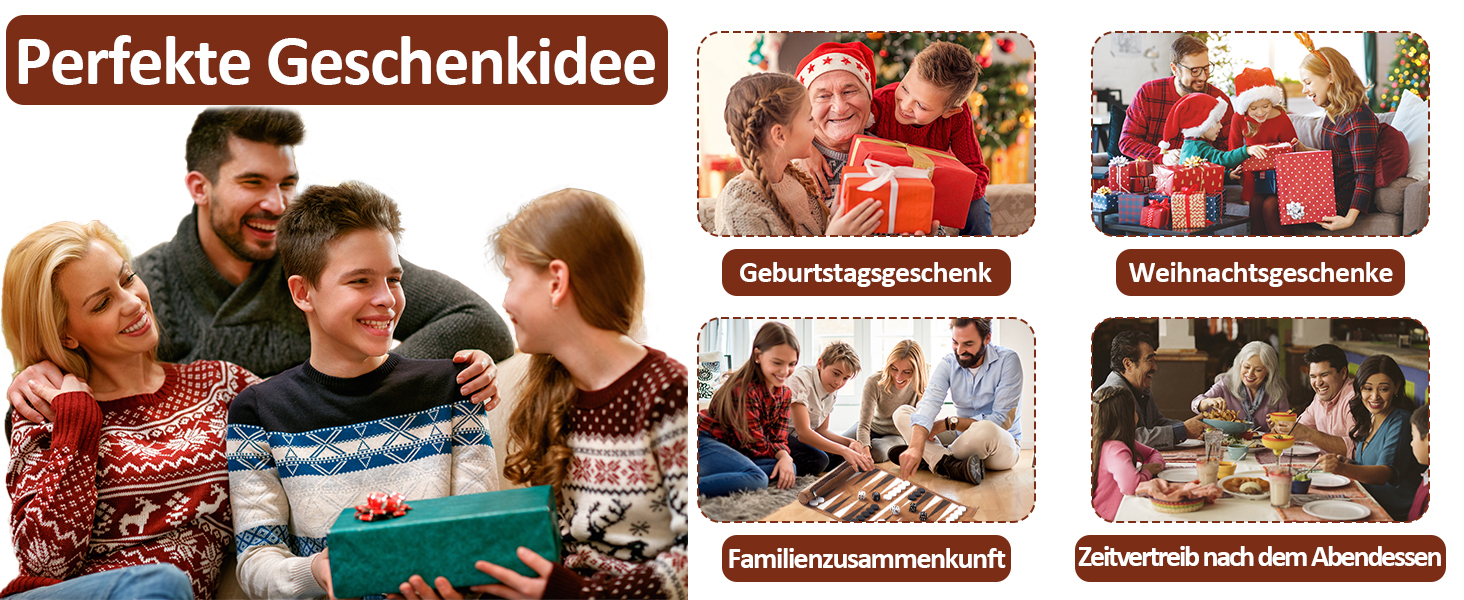 Набір для гри в шашки (бекґеммон) з масивного дерева - класична гра для сім'ї, подорожей та любителів стратегії, портативна та довговічна