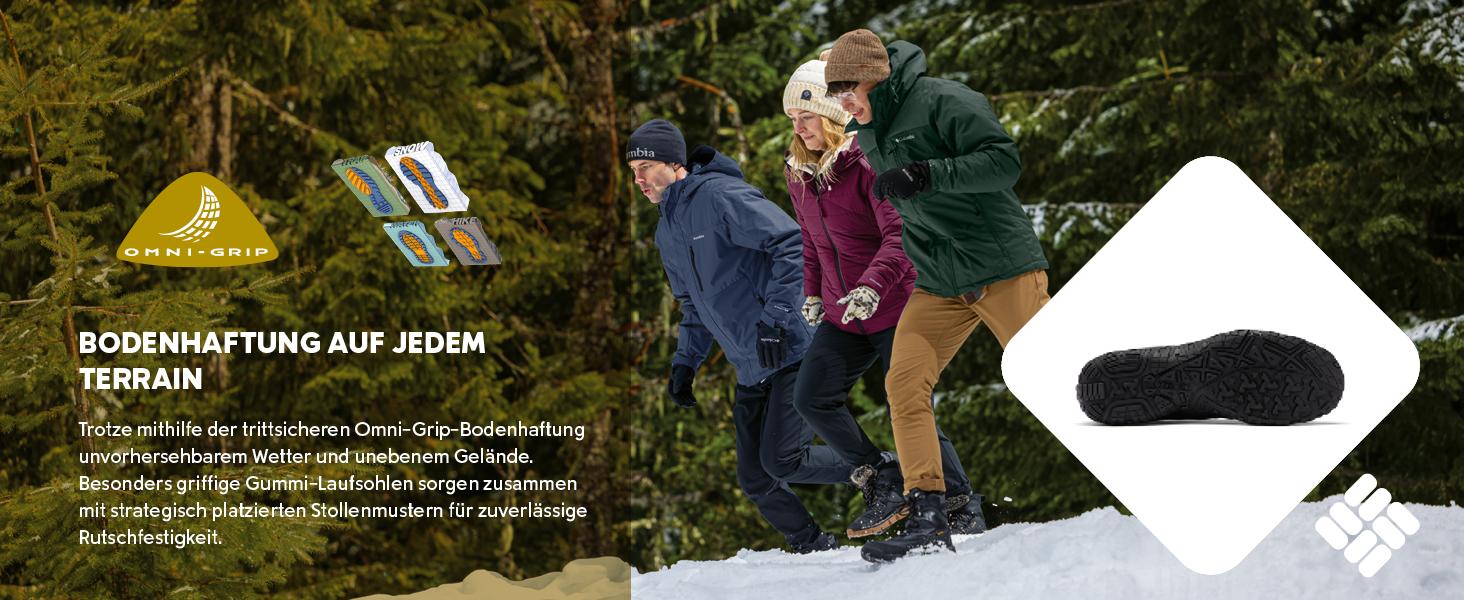 Чоловічі водонепроникні трекінгові черевики Columbia Woodburn II WP, чорний/карамель, 44 EU