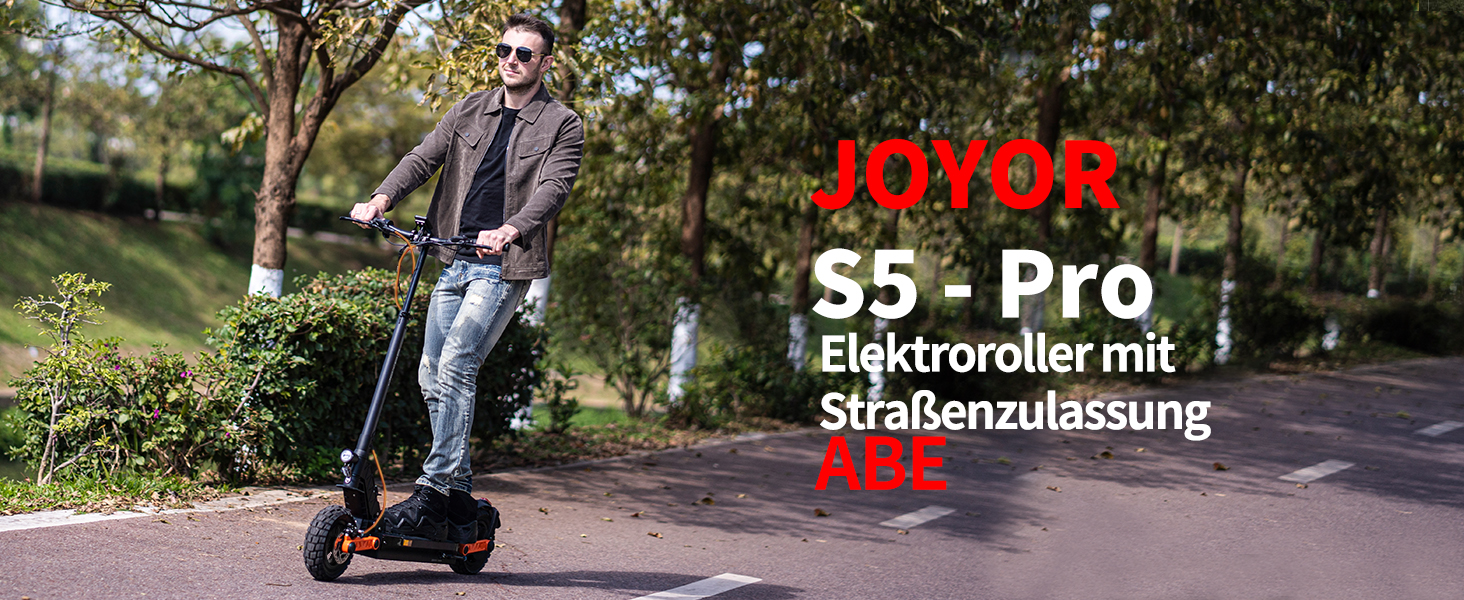 Електросамокат JOYOR S, 48/60 В, 40-85 км, гідравлічні гальма, шини 10', S5 Pro