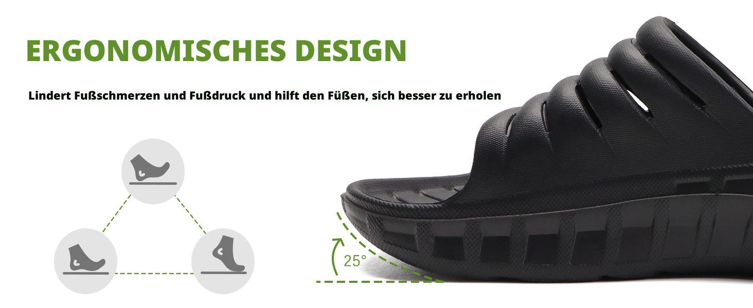 Чоловічі сандалі KuaiLu ортопедичні для підтримки склепіння стопи, червоно-чорні, 40 EU - літні пляжні шльопанці