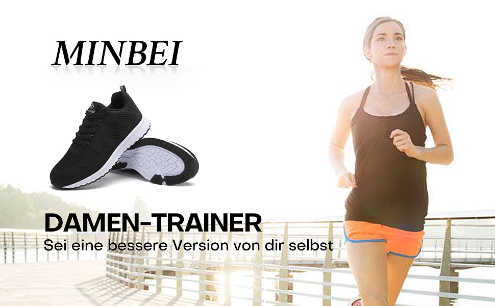 Жіночі кросівки з повітряною подушкою для залу та вулиці. Зручні спортивні кросівки на шнурівці, дихаючі, розміри 35-44 EU, колір: темно-синій (Navy Blue)