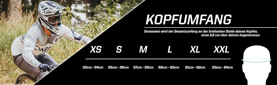 Шолом для гірського велосипеда O'NEAL Blade Polyacrylite MTB Downhill для дорослих, вентиляція, Dri-Lex, ABS, бірюзово-неоново-жовтий, розмір XS, білий/сірий