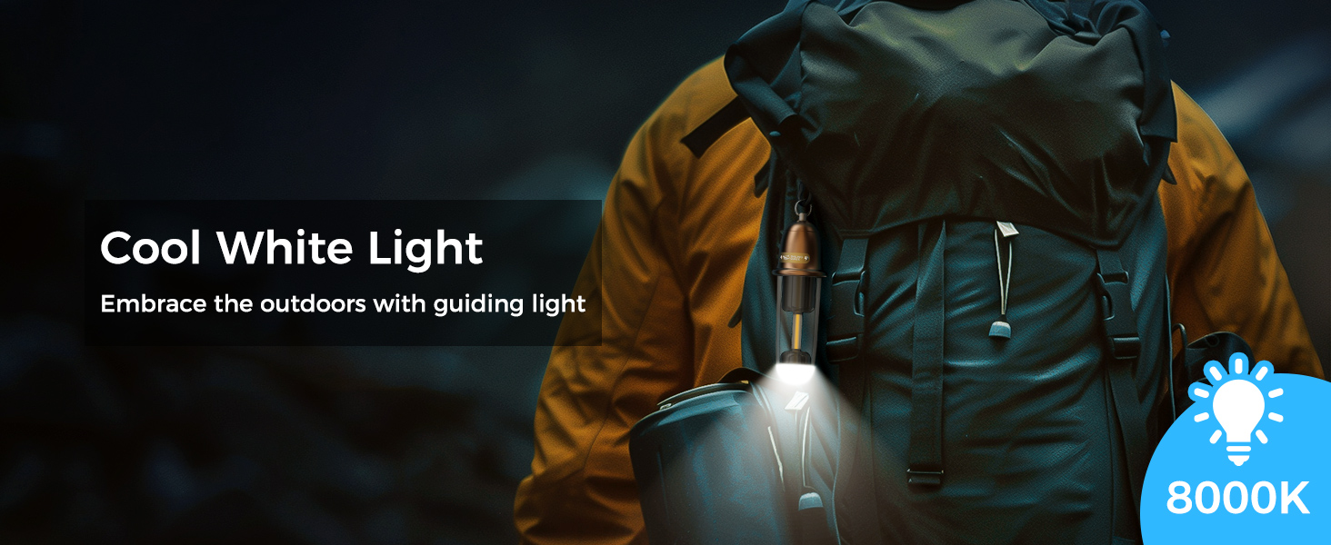 Ліхтар кемпінговий акумуляторний акумуляторний LED Shark з USB, IPX4, 5 кольорів, портативний, для відпочинку, походів, риболовлі, з брелоком