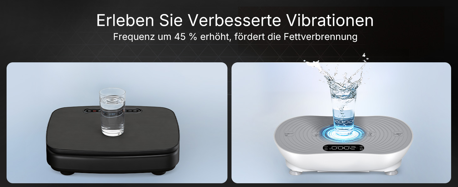 Вібраційна платформа MERACH для тренувань та формування тіла з Bluetooth, LED-екраном та регулюванням швидкості