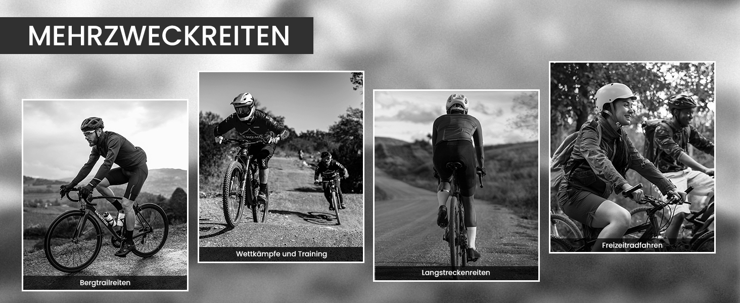 Велосипедні черевики для чоловіків та жінок, MTB, Radsport, сумісні з SPD Cleats, чорні, 44 EU