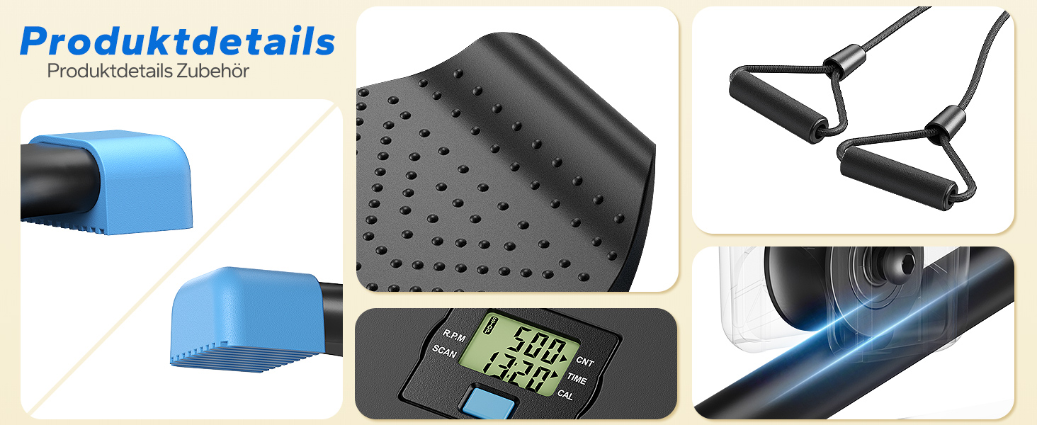 Балансборд MERACH для дорослих з дисплеєм, тренажер рівноваги з 2 еластичними стрічками, до 136 кг, для реабілітації та координації, домашній спортзал, для початківців (Чорний)