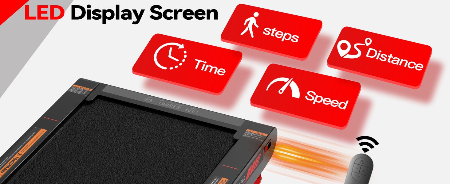 Ходунковий килимок з APP, бігова доріжка для дому 6 км/год, ходункова доріжка для офісу та дому з пультом дистанційного керування (Чорний)