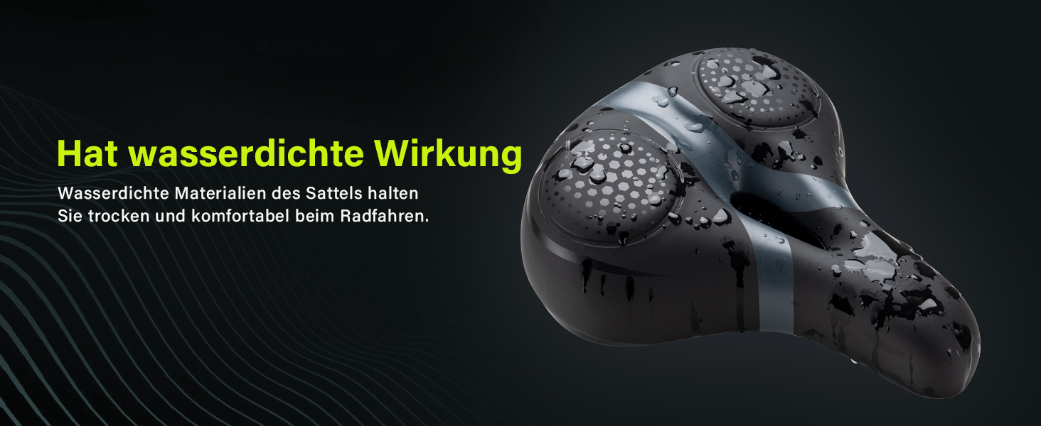 Широке ергономічне сідло для велосипеда: комфортне, дихаюче, з амортизацією. Підходить для чоловіків та жінок, Gravel Bike, MTB, e-MTB