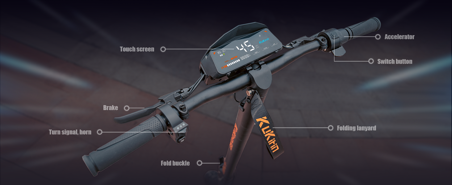 Електросамокат Kukirin G2, 48В, запас ходу 55 км, складаний