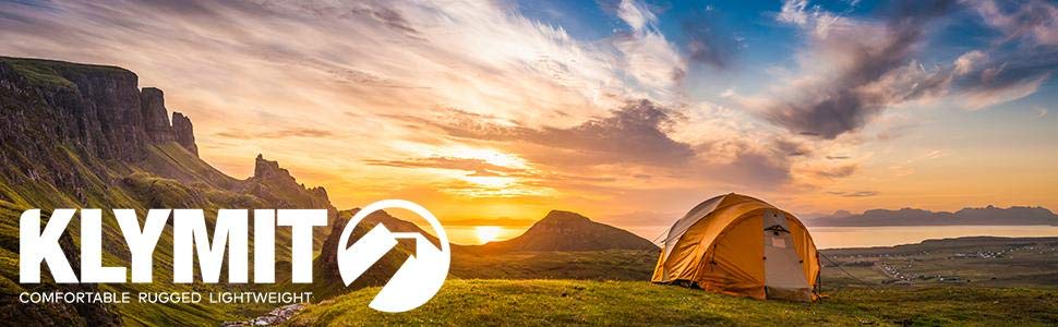 Klymit Statische V Надувний Килимок для Пікніка та Кампінгу, Ізольований, Оранжевий