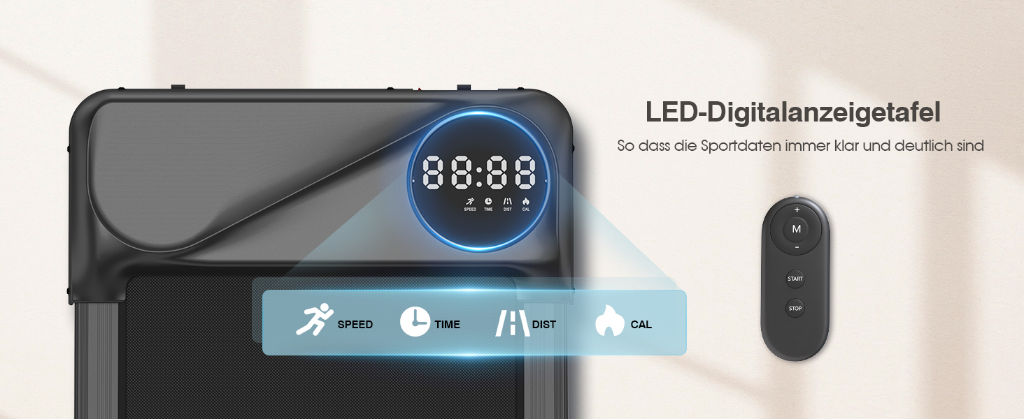 Турніковий стіл THERUN з ручним нахилом та ходунками, 2-в-1, тихе ланцюгове привід, LED-панель, пульт дистанційного керування, для дому та офісу