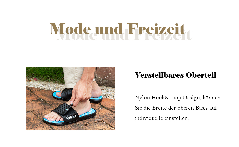 HEVA Шльпанці чоловічі літні сандалії 43 EU, блакитний/червоний