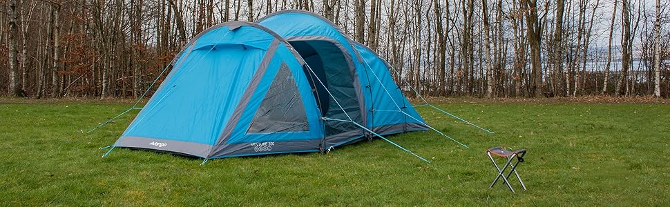Намет Vango Venture River Blue 450 (TEPVENTURR53176) - сімейний, туристичний, 4-місний