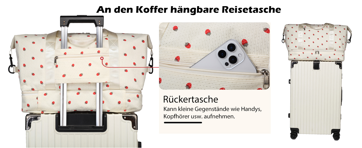 Спортивна сумка-рюкзак для жінок, 35л, Weekender, для подорожей та спортзалу (зелена)