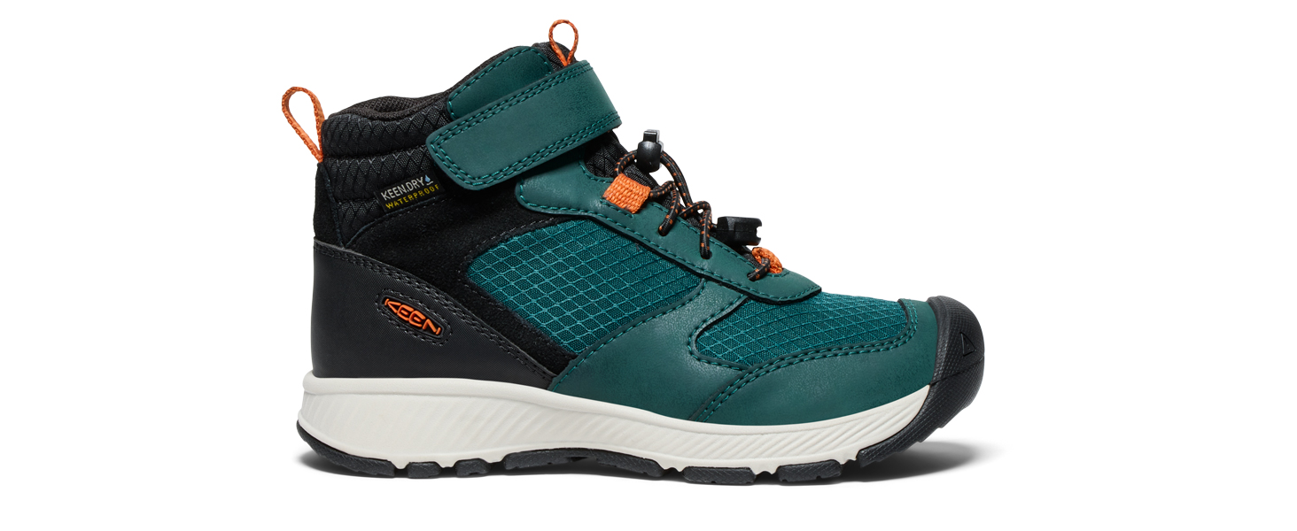 KEEN Skua Mid Waterproof - водонепроникні трекінгові черевики для дітей (37 EU) - чорний/сливовий