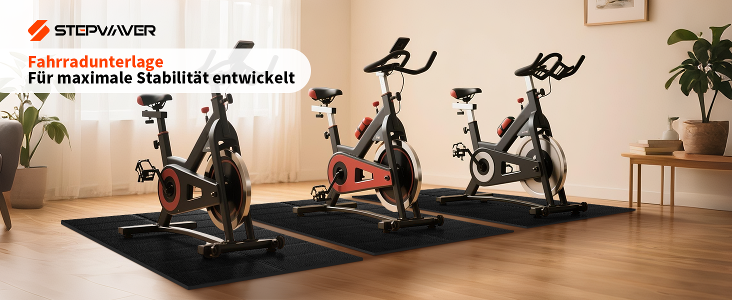 Захисний килимок під бігову доріжку, велотренажер та еліптичний тренажер, шумопоглищаючий підкладник для підлоги (160 x 75 x 0.6 см)