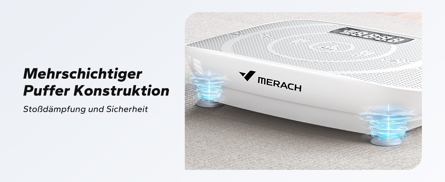 Віброплатформа MERACH CV30 Pro для схуднення та масажу, потужна вібраційна платформа, сіра