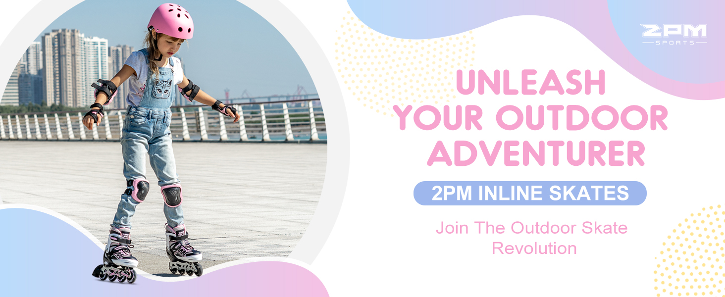 Інлайнери дитячі 2PM SPORTS Cytia Rosa/Violett, розмір 32-35, з LED-підсвічуванням, регульовані, для дівчаток та хлопчиків