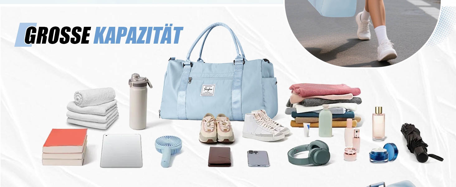 Спортивна сумка HYC00 для жінок та чоловіків, дорожня сумка, Gym bag, Weekender, 50л, армійний зелений