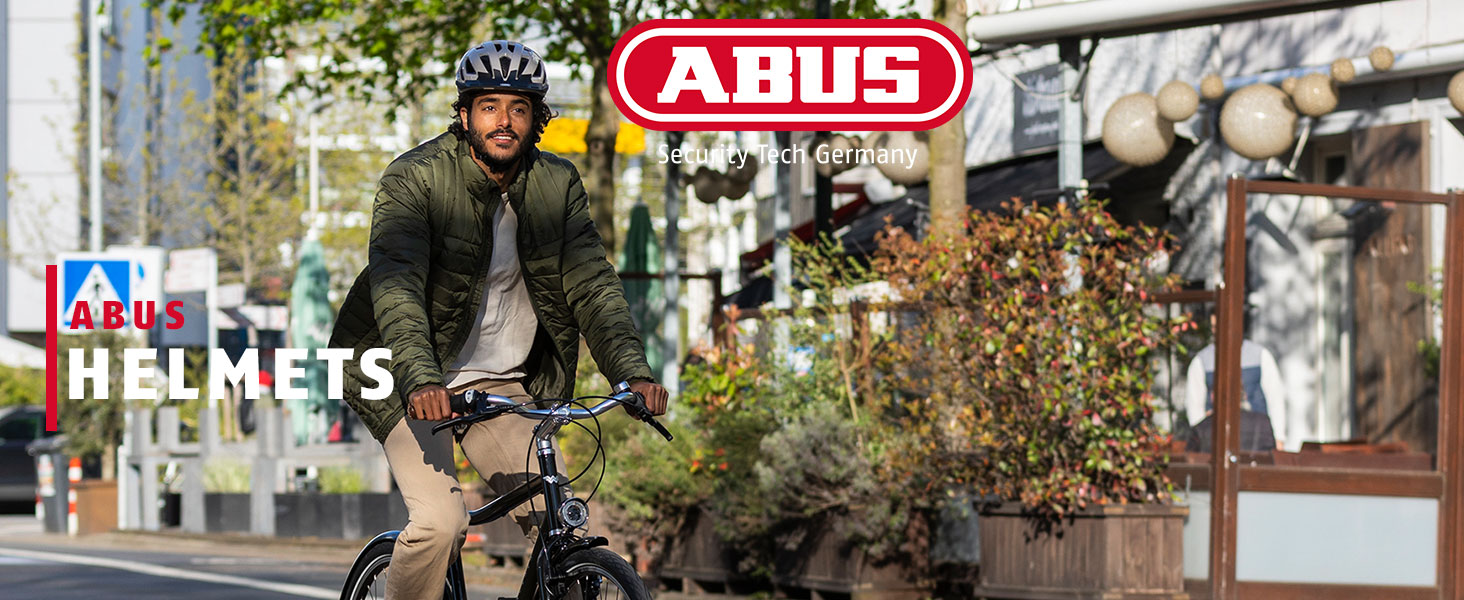Велошолом ABUS Stadthelm Urban-I 3.0 MIPS з підсвіткою, захистом від ударів, козирком і магнітною застібкою для жінок та чоловіків