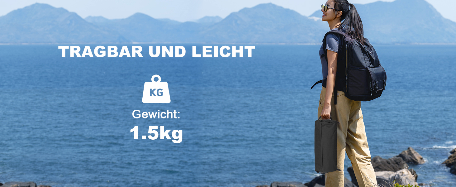 Складний туристичний стільчик Jianyana для відпочинку на природі: риболовля, пляж, сад. Максимальне навантаження 150 кг.