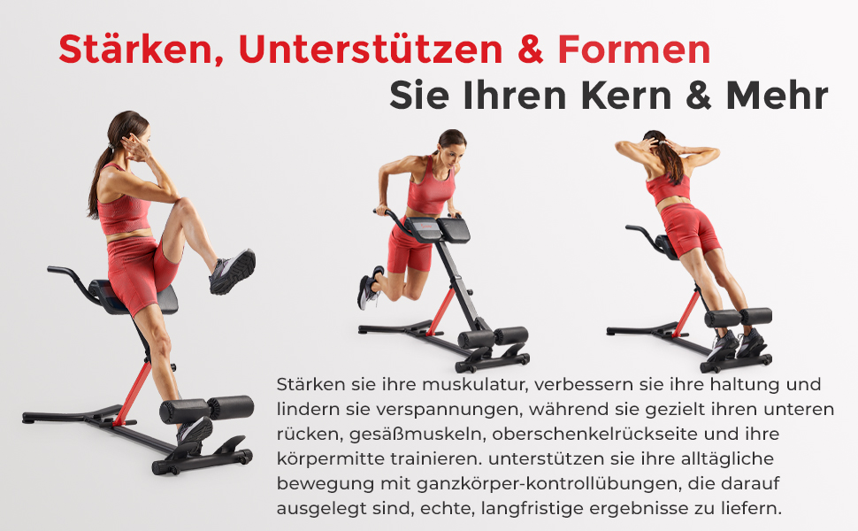 Roman Chair Sunny Health & Fitness: Складний тренажер для пресу та спини, регульований нахил, для дому