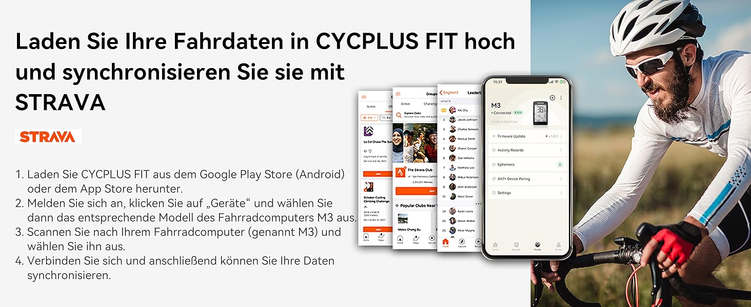 Велокомп'ютер CYCPLUS GPS ANT+ Bluetooth 5.0, 2.8