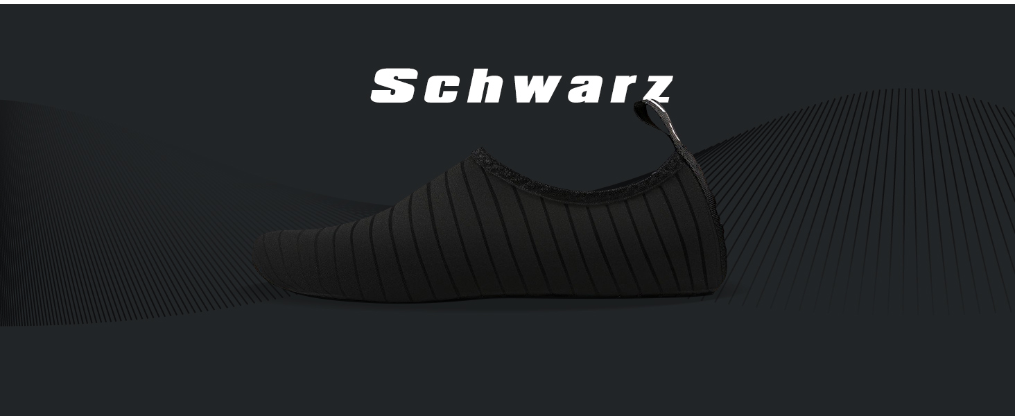 Водні черевики для плавання та відпочинку на пляжі: чоловічі та жіночі, швидковисихаючі, дихаючі, slip-on, розміри 34-47 EU, чорний колір