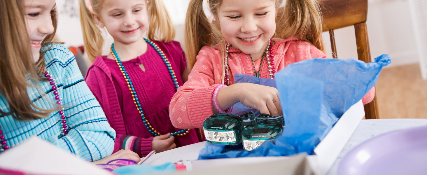 LED налобний ліхтар EverBrite 2 шт. з червоним та зеленим світлом, 5 режимів, для кемпінгу та відпочинку на природі, подарунок на Новий рік [з 6 AAA батарейками] (Синій)