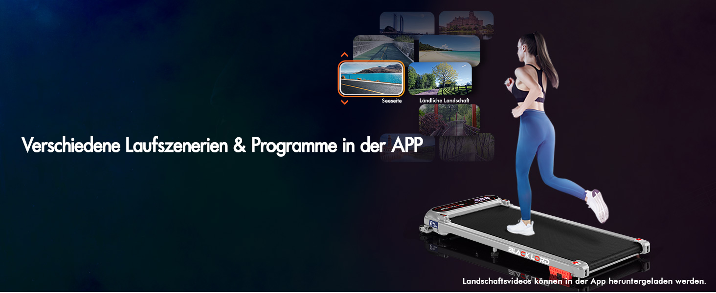 Біговий тренажер BLACK LORD X7 - Walking Pad з тихим мотором 3.0PS, до 130кг, Bluetooth, 3 рівня нахилу, антиковзаюча поверхня (Срібний)