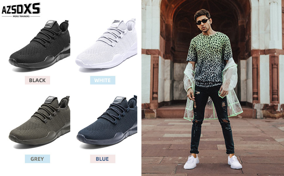 Чоловічі кросівки для бігу та занять спортом. Легкі, дихаючі, для фітнесу, тенісу, тренувань. Розмір 44.5 EU, білий колір