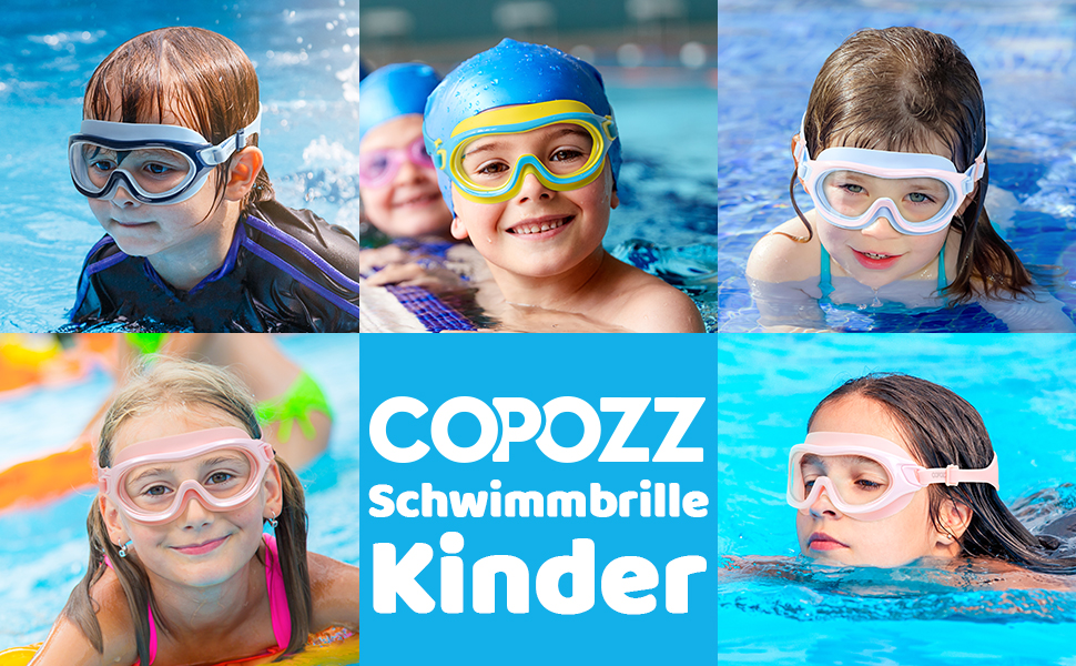 Окуляри COPOZZ Kids (3-15 років), антифог, UV-захист, силіконовий ремінець