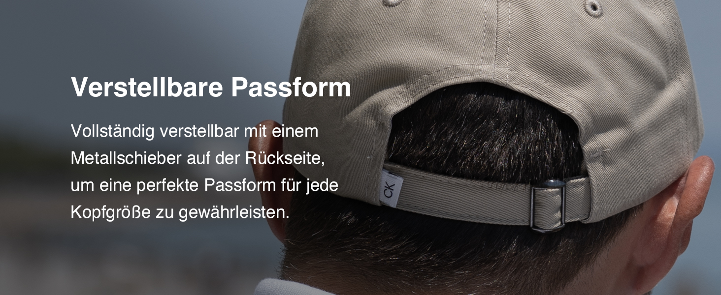 Чоловіча класична кепка Calvin Klein з регульованим розміром, 6-панельна, бавовна, чорна (один розмір)